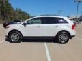 2012 White Platinum Metallic Tri-Coat Ford Edge SEL EcoBoost  photo #8