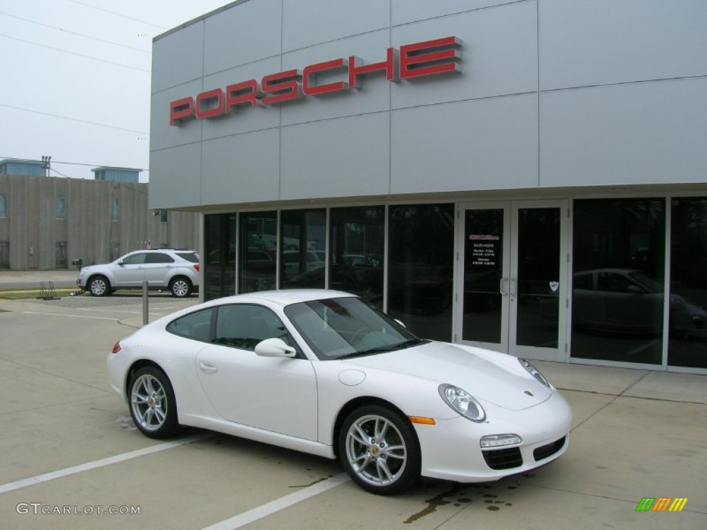 2010 911 Carrera Coupe - Carrara White / Black photo #1