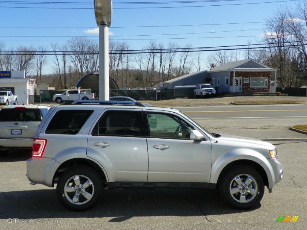 2012 Escape Limited V6 4WD - Ingot Silver Metallic / Charcoal Black photo #4