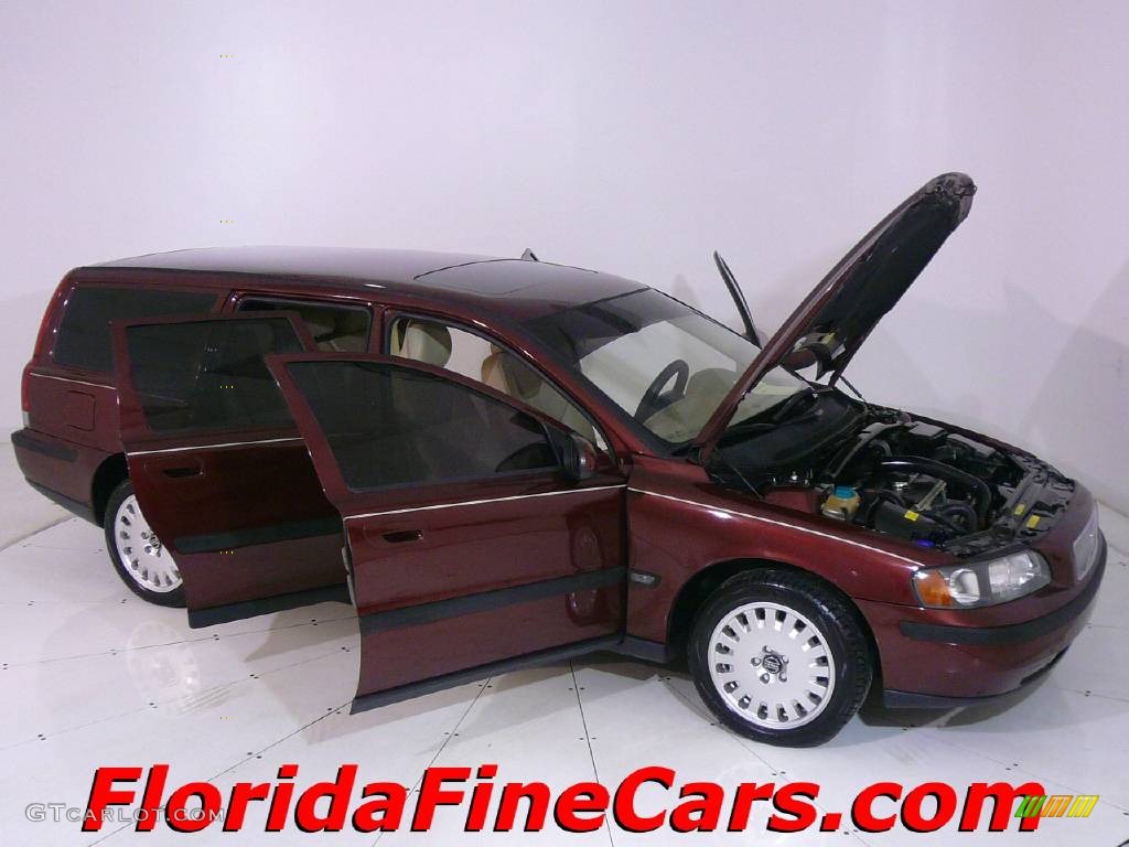 2001 V70 2.4T - Venetian Red / Taupe photo #7