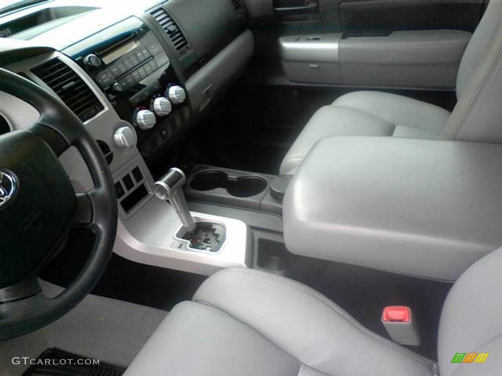 2008 Tundra SR5 TRD Double Cab - Super White / Graphite Gray photo #13