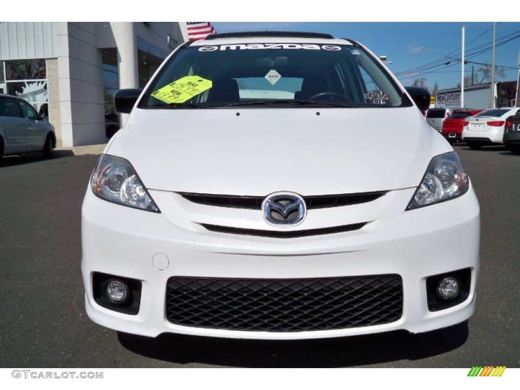 2006 MAZDA5 Sport - Whitewater Pearl / Black photo #3