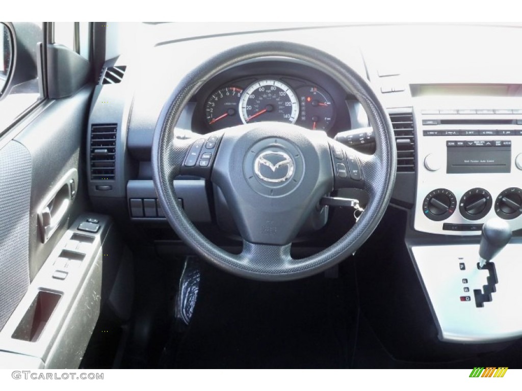 2006 MAZDA5 Sport - Whitewater Pearl / Black photo #28