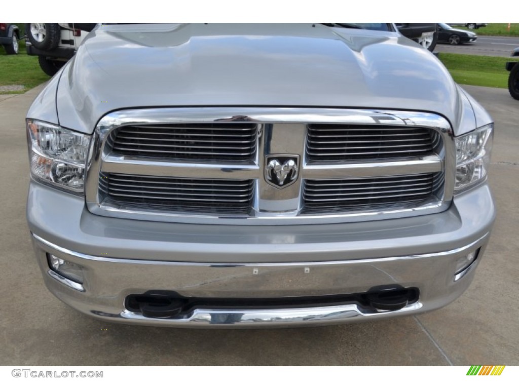 2010 Ram 1500 Big Horn Crew Cab - Bright Silver Metallic / Dark Slate/Medium Graystone photo #11