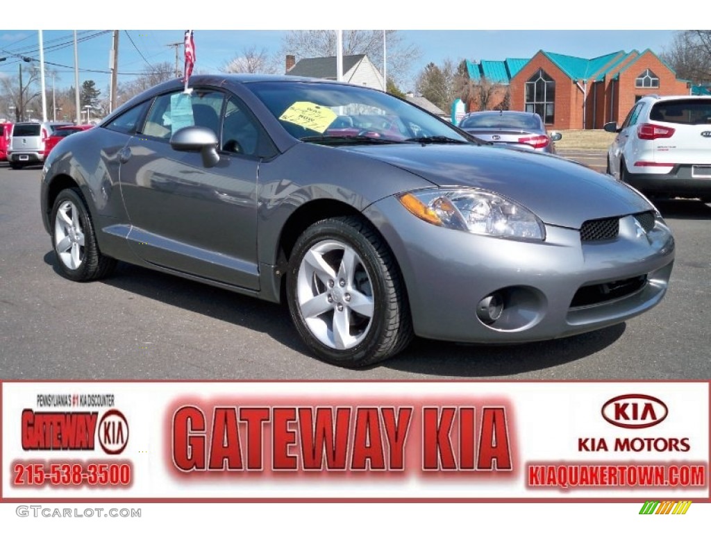 2006 Eclipse GS Coupe - Titanium Gray Pearl / Dark Charcoal photo #1