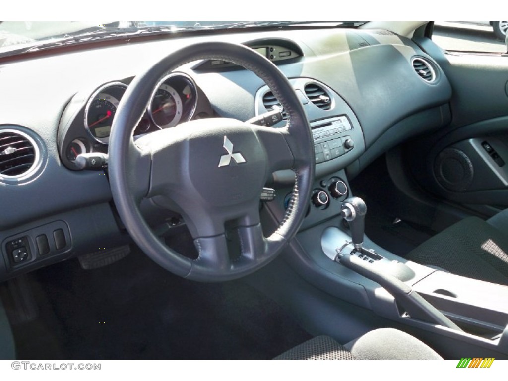 2006 Eclipse GS Coupe - Titanium Gray Pearl / Dark Charcoal photo #10