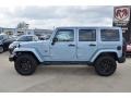 2012 Winter Chill Metallic Jeep Wrangler Unlimited Sahara Arctic Edition 4x4  photo #2