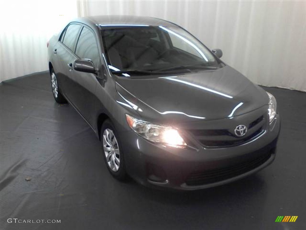 2012 Corolla LE - Magnetic Gray Metallic / Ash photo #1