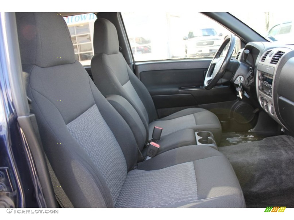 Ebony Interior 2008 Chevrolet Colorado LT Crew Cab Photo #61877283