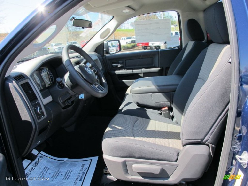 2012 Ram 1500 Express Regular Cab - True Blue Pearl / Dark Slate Gray/Medium Graystone photo #7