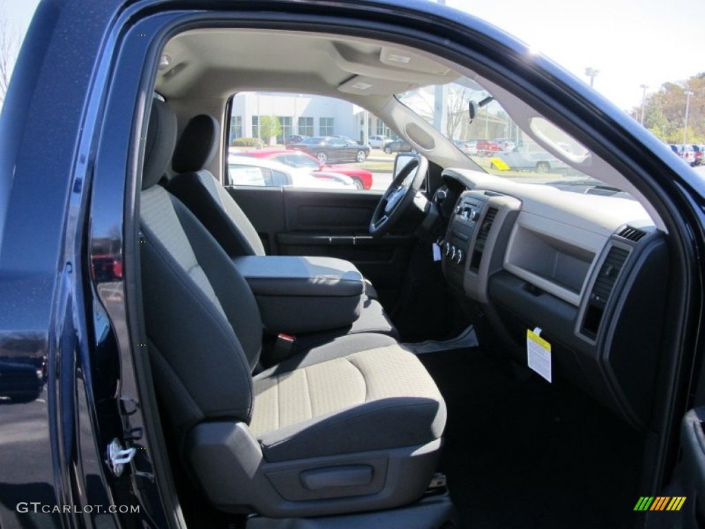 2012 Ram 1500 Express Regular Cab - True Blue Pearl / Dark Slate Gray/Medium Graystone photo #8