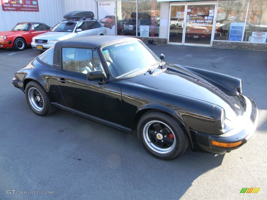 Black 1986 Porsche 911 Carrera Targa Exterior Photo #61879995