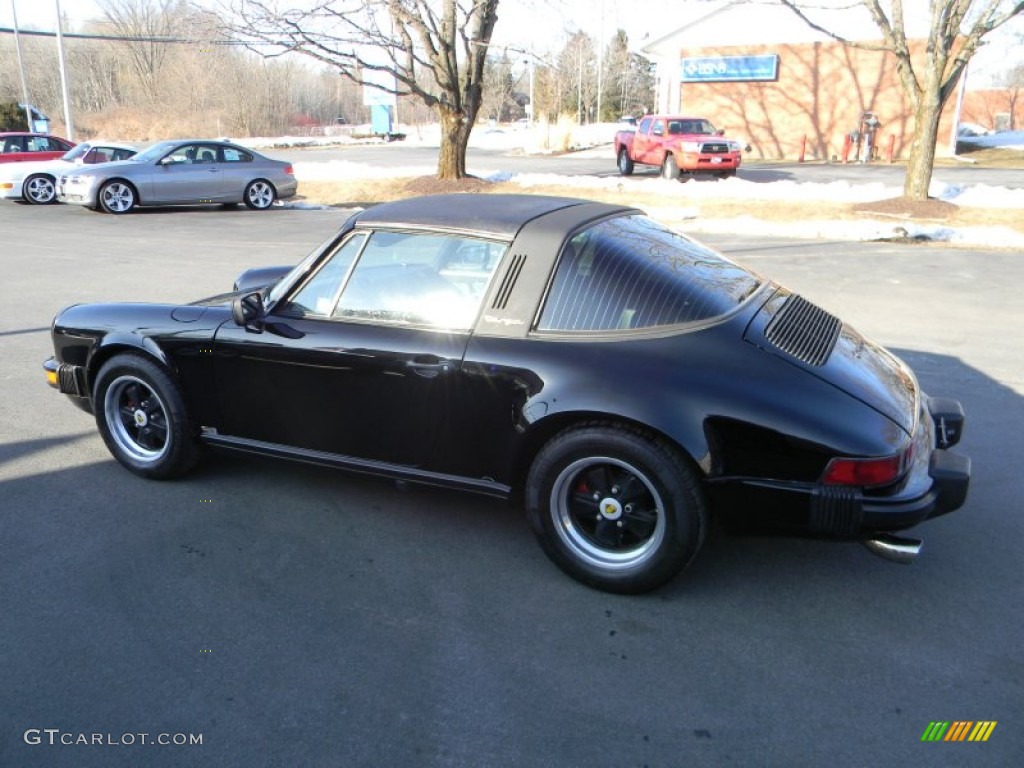 Black 1986 Porsche 911 Carrera Targa Exterior Photo #61880088