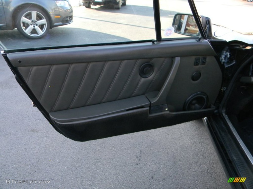 1986 Porsche 911 Carrera Targa Grey Door Panel Photo #61880141