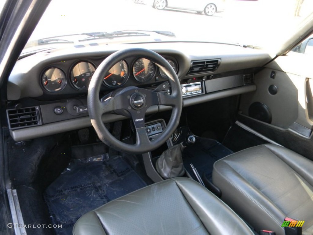 Grey Interior 1986 Porsche 911 Carrera Targa Photo #61880155