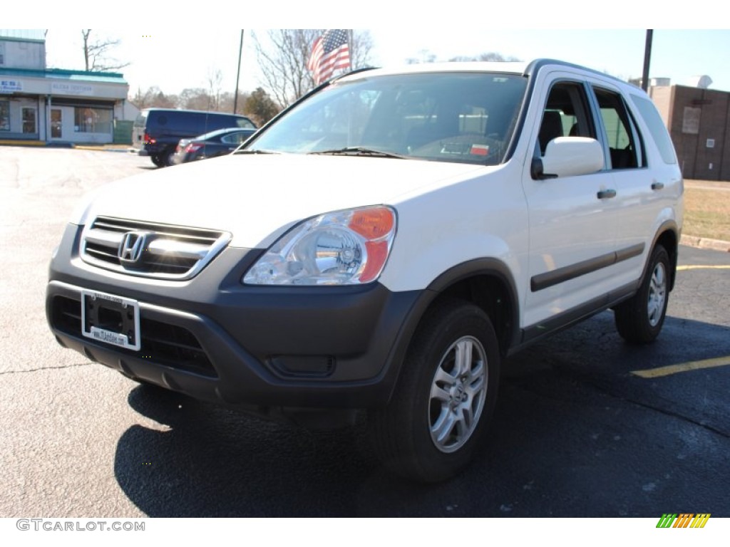 2003 CR-V EX 4WD - Taffeta White / Black photo #1