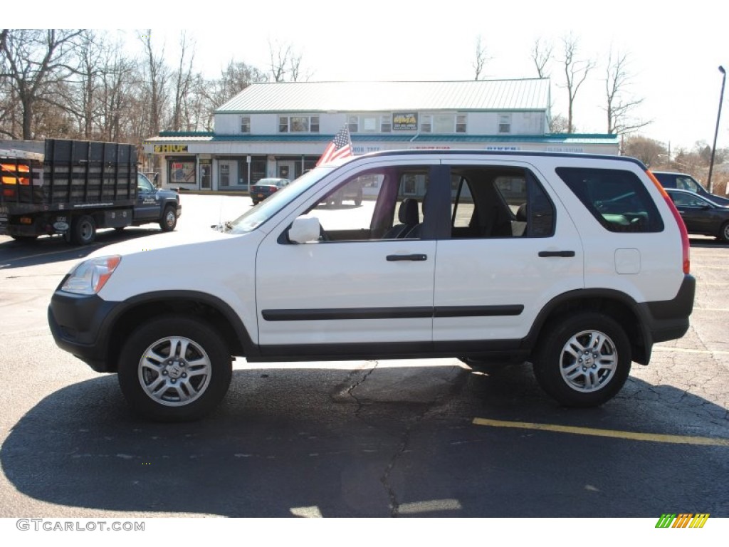 2003 CR-V EX 4WD - Taffeta White / Black photo #3