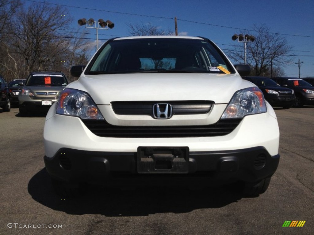 2009 CR-V LX 4WD - Taffeta White / Gray photo #6