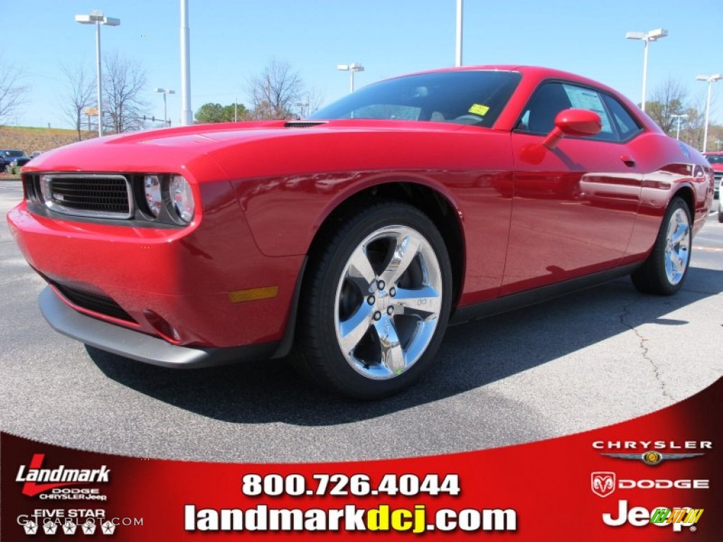 2012 Challenger SXT - Redline 3 Coat Pearl / Dark Slate Gray photo #1