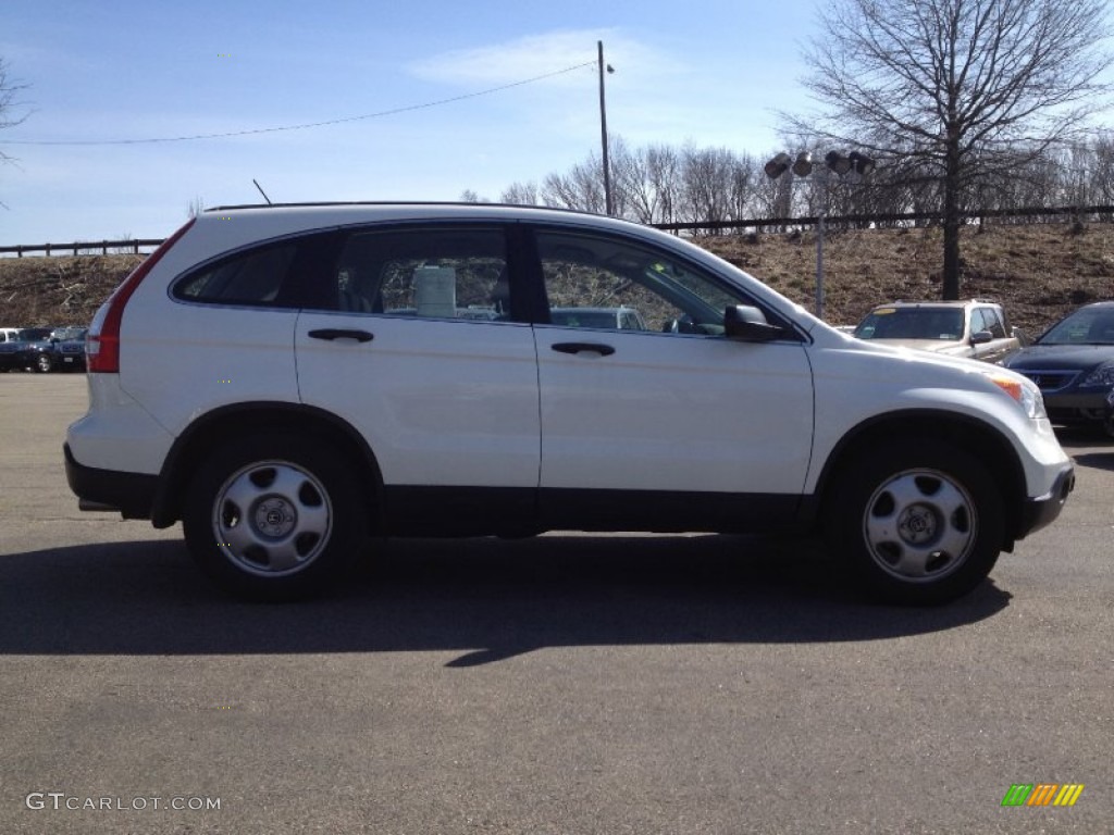 2009 CR-V LX 4WD - Taffeta White / Gray photo #8