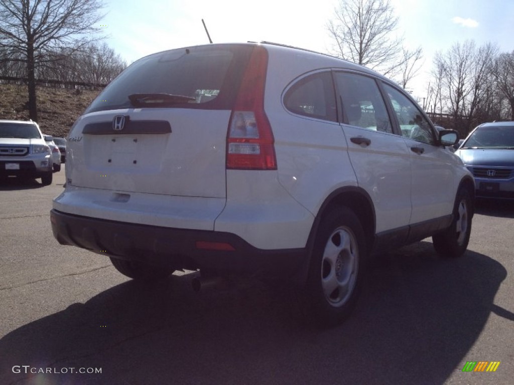 2009 CR-V LX 4WD - Taffeta White / Gray photo #9