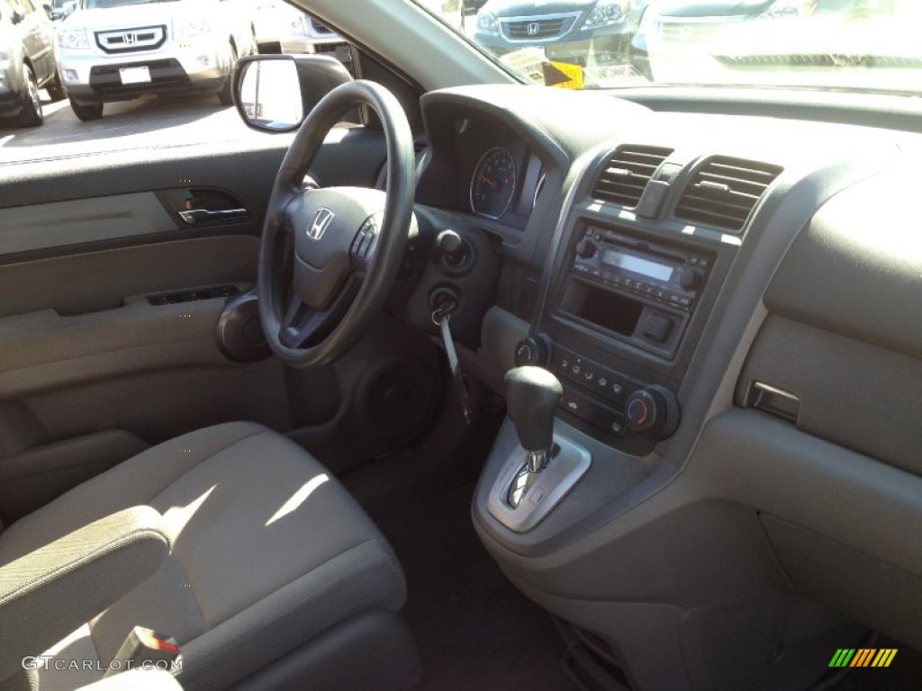 2009 CR-V LX 4WD - Taffeta White / Gray photo #16