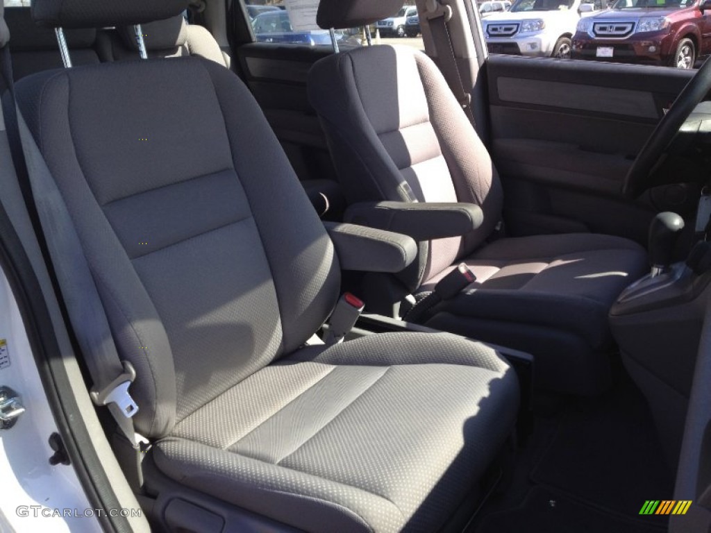 2009 CR-V LX 4WD - Taffeta White / Gray photo #17