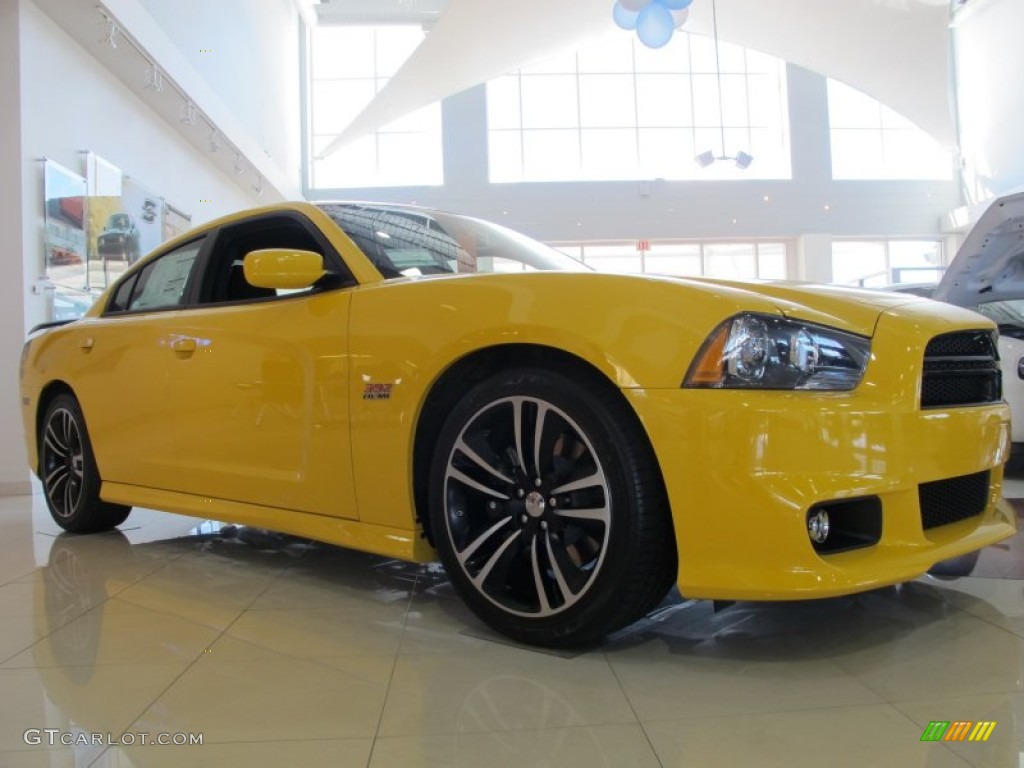 Stinger Yellow 2012 Dodge Charger SRT8 Super Bee Exterior Photo #61881171