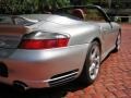 2004 Arctic Silver Metallic Porsche 911 Turbo Cabriolet  photo #12