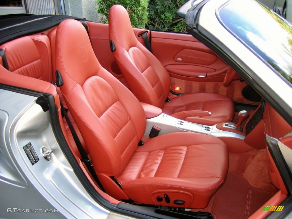 Boxster Red Interior 2004 Porsche 911 Turbo Cabriolet Photo #61881312