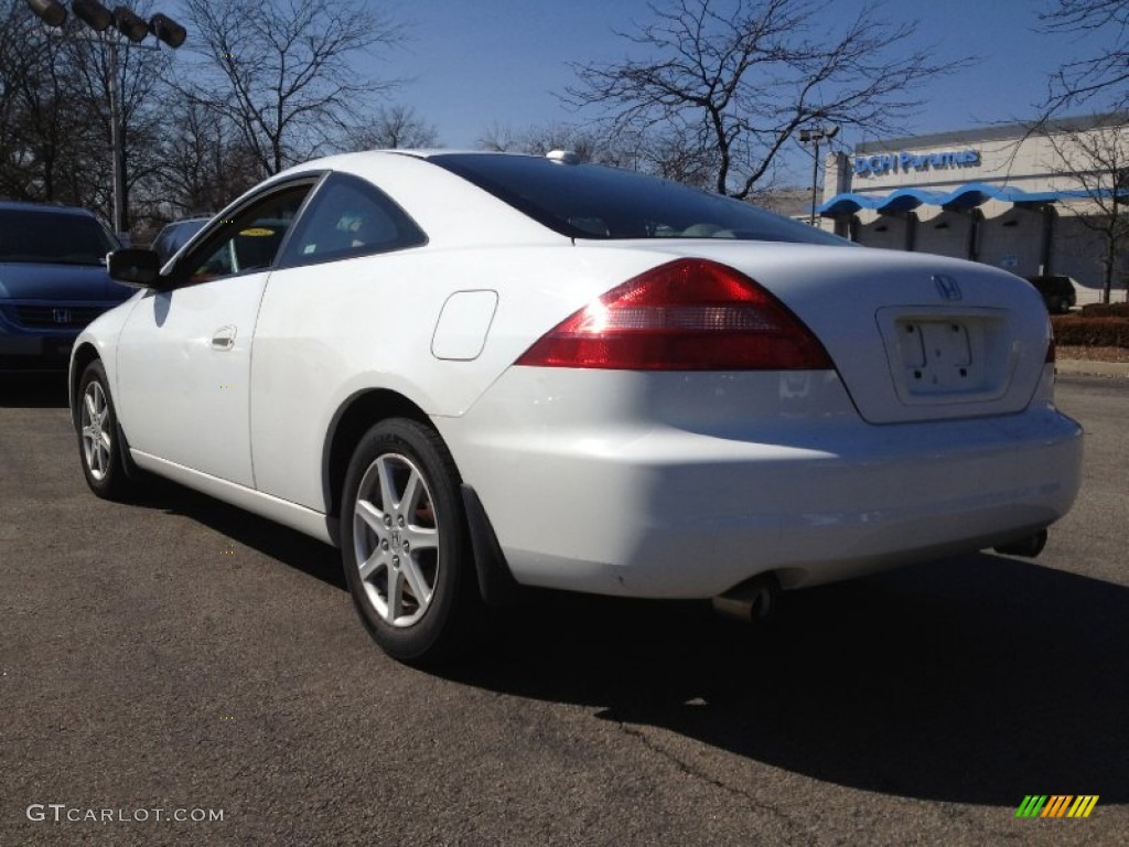 2004 Accord EX V6 Coupe - Taffeta White / Ivory photo #12