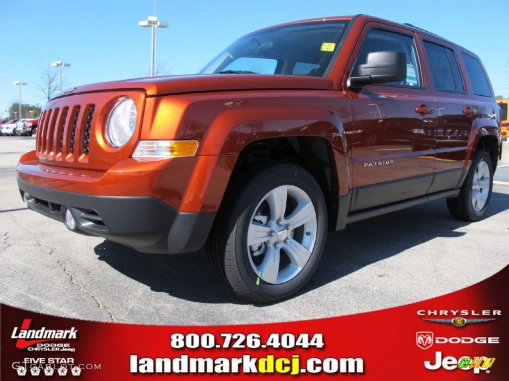 2012 Copperhead Orange Pearl Jeep Patriot Latitude 61868281 Car Color Galleries