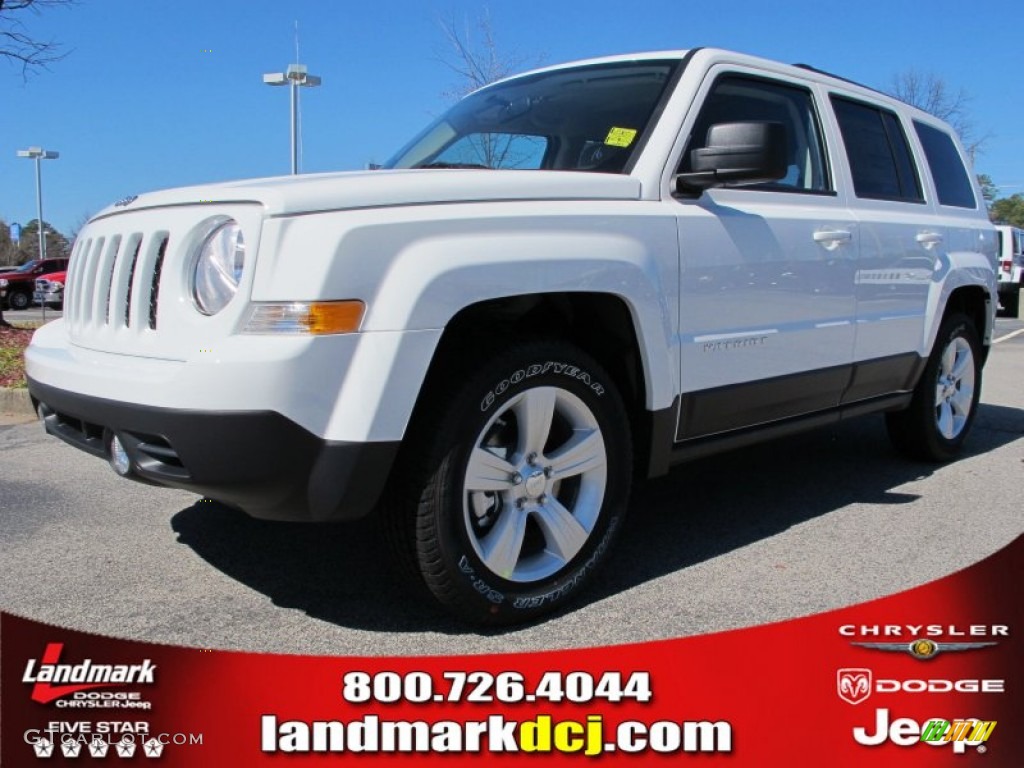 Bright White Jeep Patriot