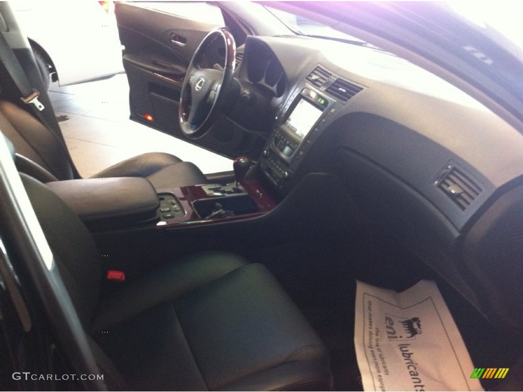 2009 GS 350 AWD - Smokey Granite Gray Mica / Black photo #7