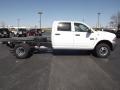 2012 Bright White Dodge Ram 3500 HD ST Crew Cab 4x4 Dually Chassis  photo #4