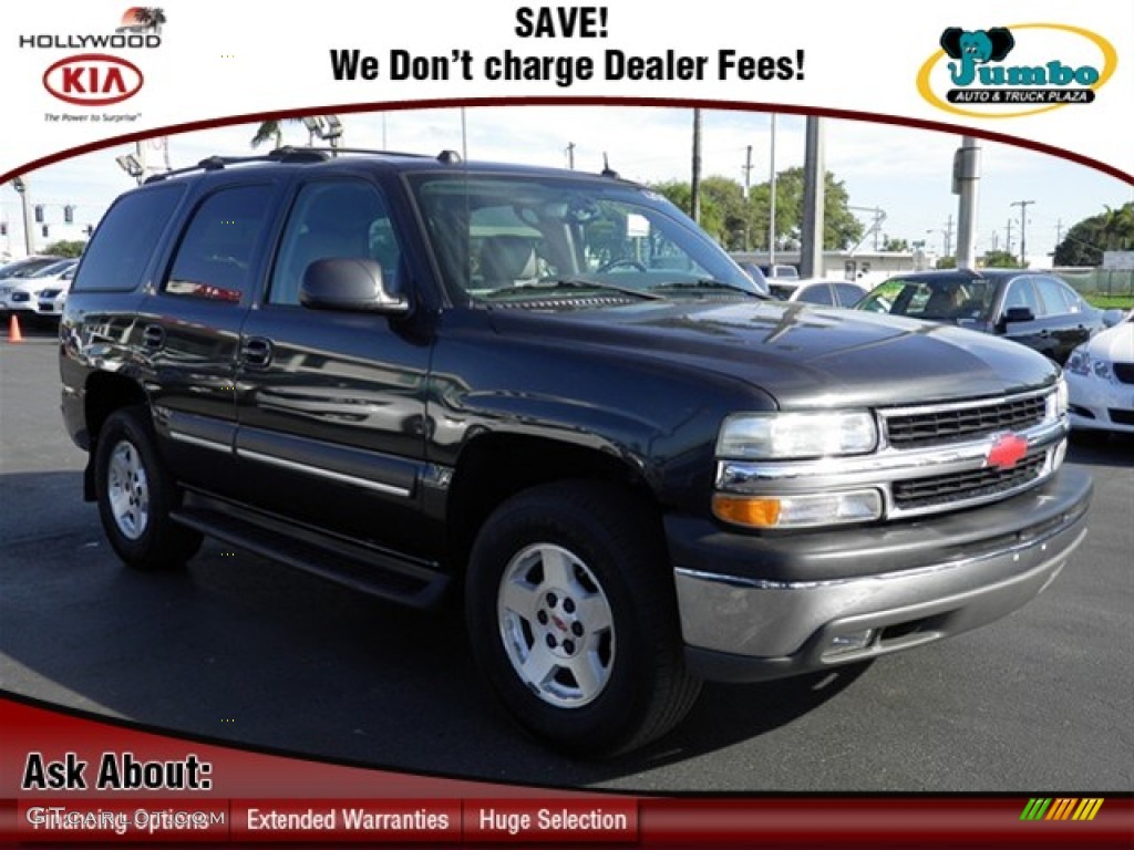 2004 Tahoe LT - Dark Gray Metallic / Gray/Dark Charcoal photo #1