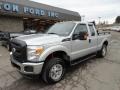 2011 Ingot Silver Metallic Ford F250 Super Duty XLT SuperCab 4x4  photo #9