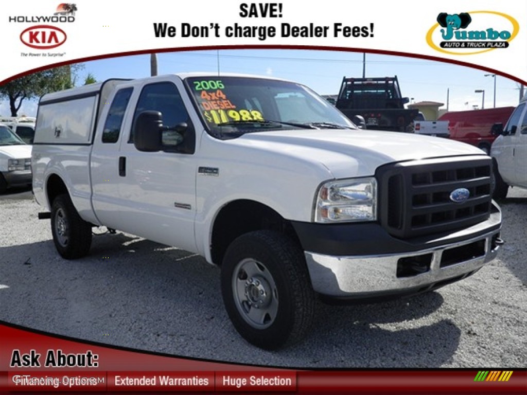 Oxford White Ford F250 Super Duty