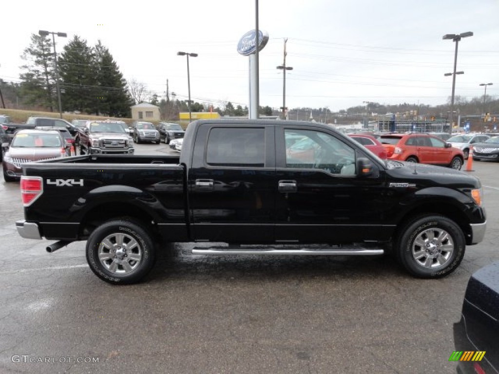 Ebony Black 2011 Ford F150 XLT SuperCrew 4x4 Exterior Photo #61888131