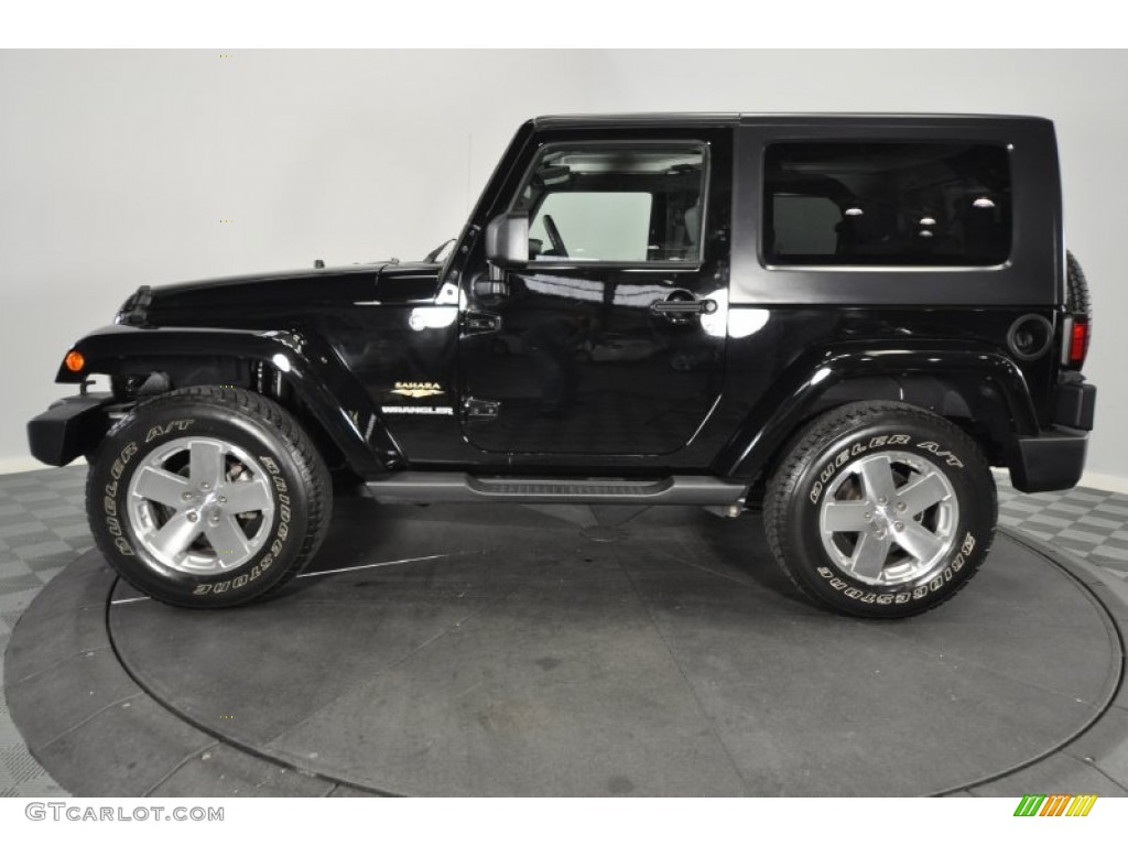 Black 2009 Jeep Wrangler Sahara 4x4 Exterior Photo #61889775