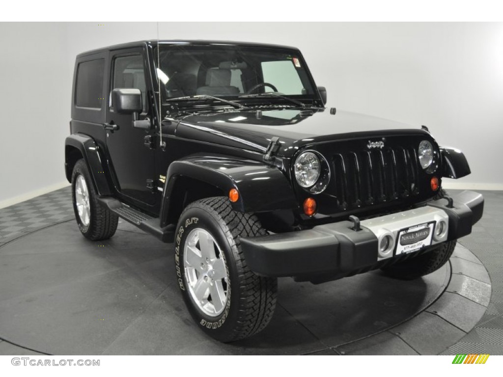 Black 2009 Jeep Wrangler Sahara 4x4 Exterior Photo #61889817