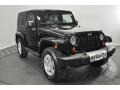 Black 2009 Jeep Wrangler Sahara 4x4 Exterior