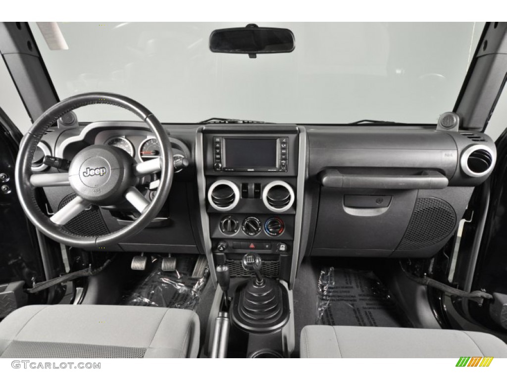 2009 Jeep Wrangler Sahara 4x4 Dark Slate Gray/Medium Slate Gray Dashboard Photo #61889958