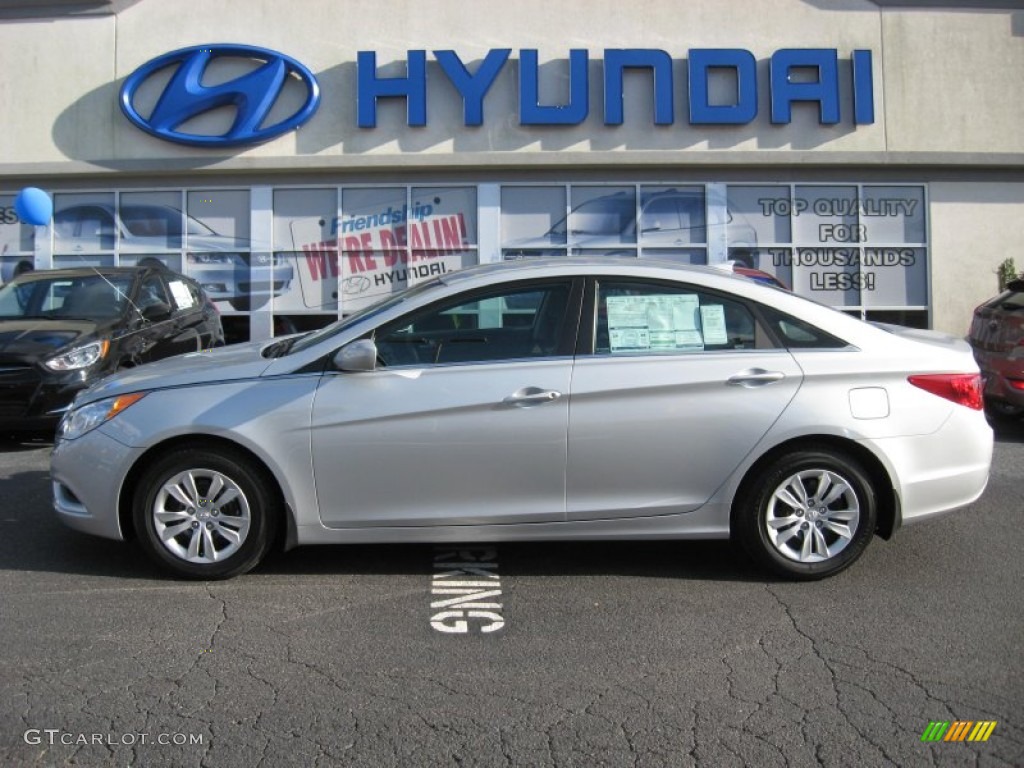 2012 Sonata GLS - Radiant Silver / Gray photo #1