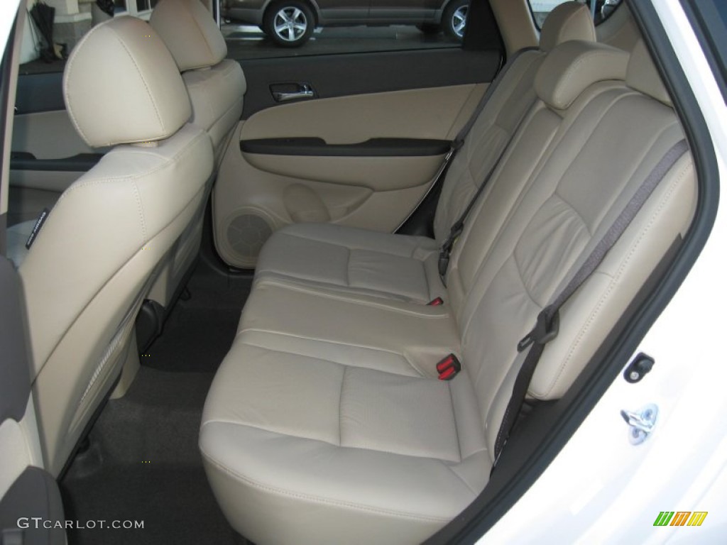 2012 Elantra SE Touring - Polar White / Beige photo #16
