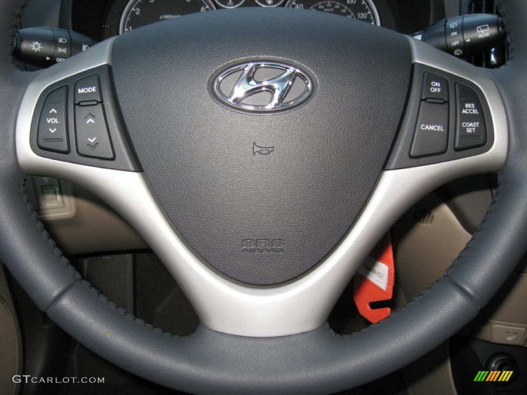 2012 Elantra SE Touring - Polar White / Beige photo #26