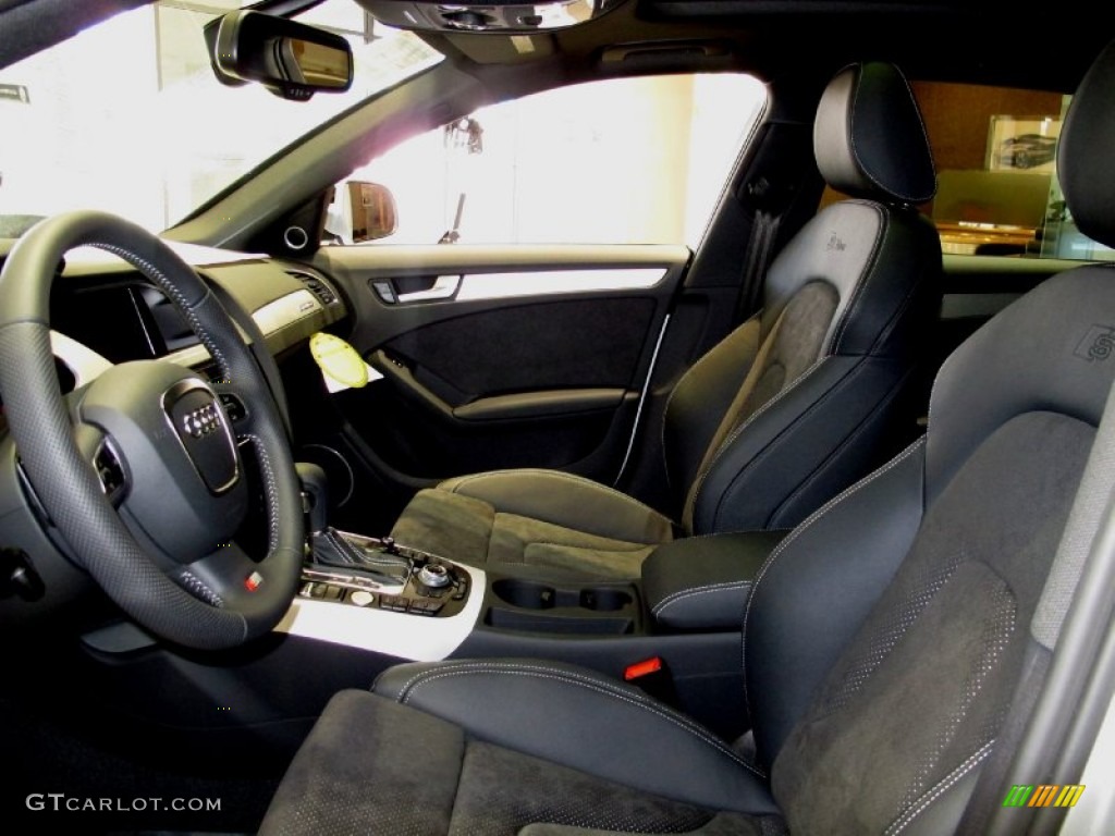 Black Interior 2012 Audi A4 2.0T quattro Avant Photo #61891851