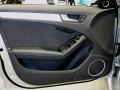 2012 Audi A4 Black Interior Door Panel Photo