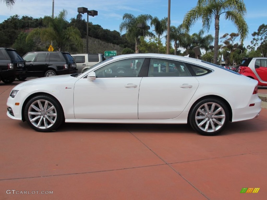 Ibis White 2012 Audi A7 3.0T quattro Premium Exterior Photo #61891881