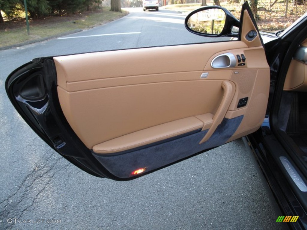 2009 Porsche 911 Carrera S Cabriolet Sand Beige Door Panel Photo #61892247
